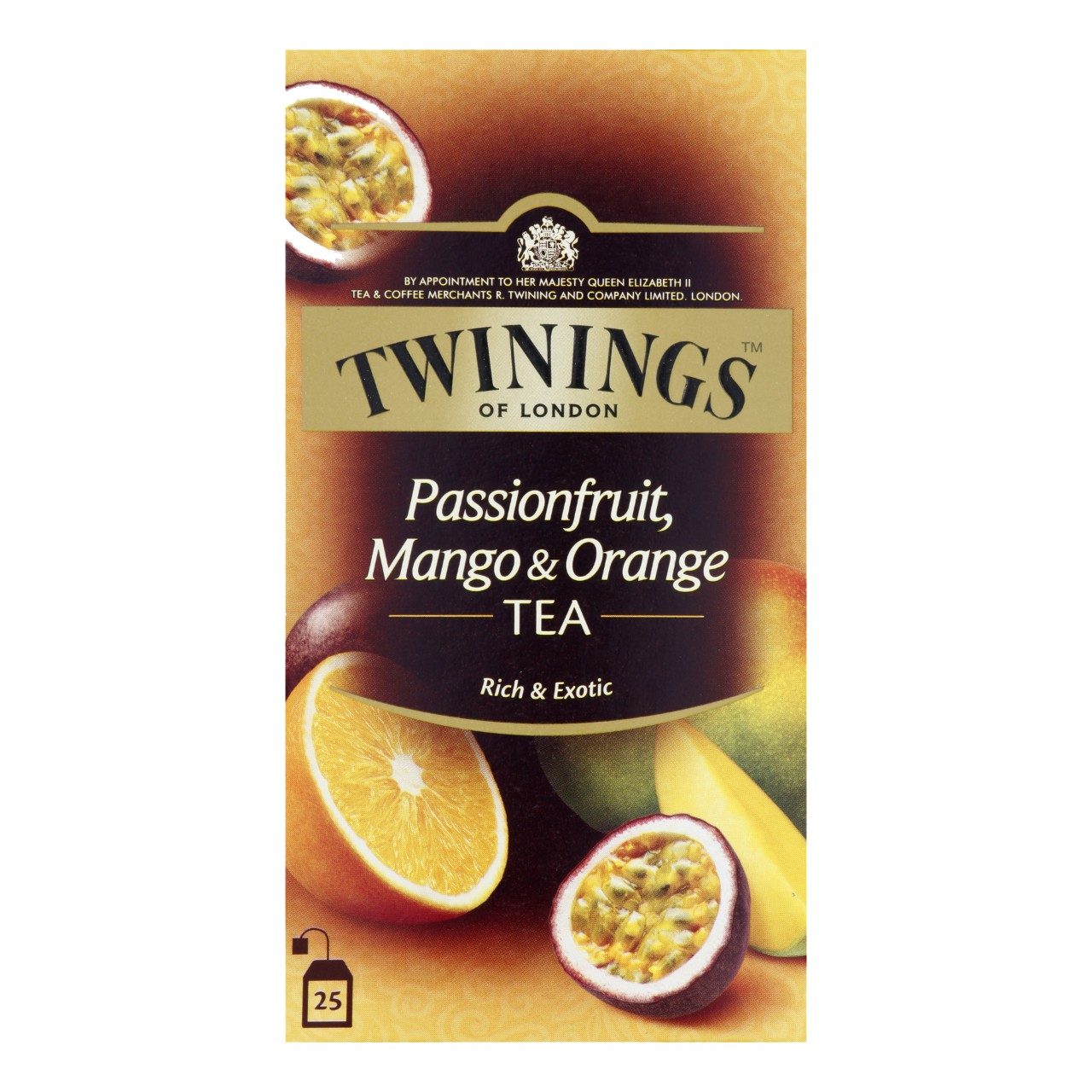 Passiefruit-mango-sinaasappel thee