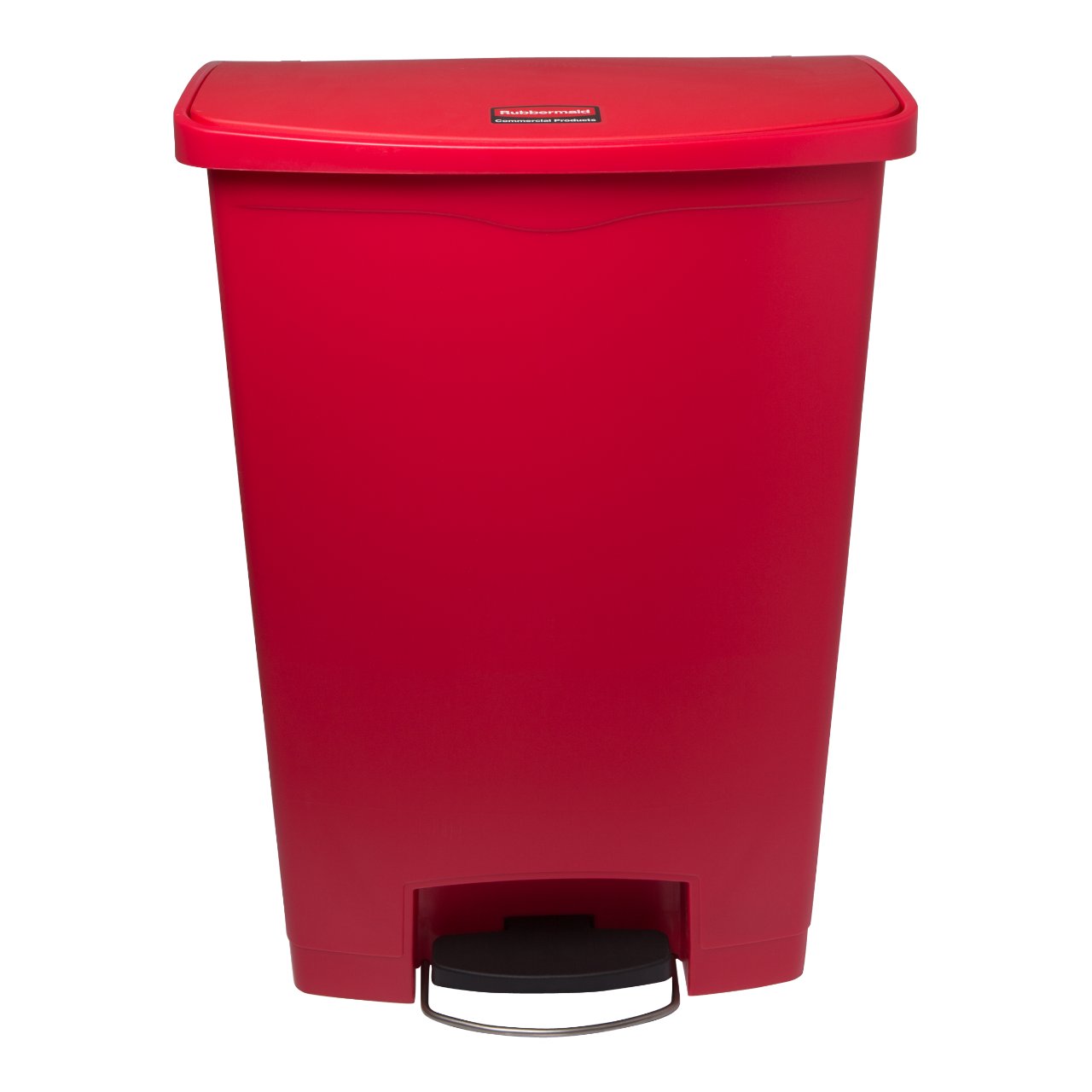Afvalbak rood 90 liter