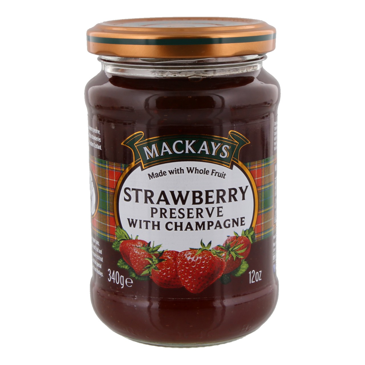 Strawberry preserve aardbei jam met champagne