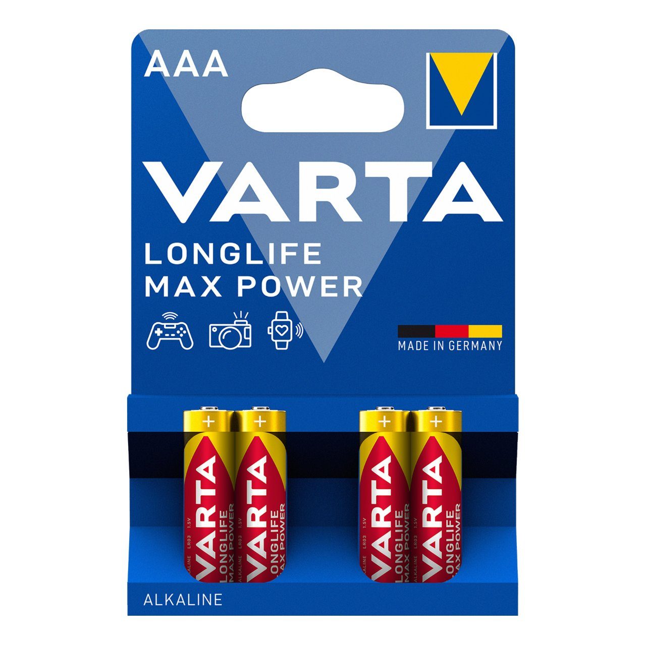 Longlife max power alkaline AAA