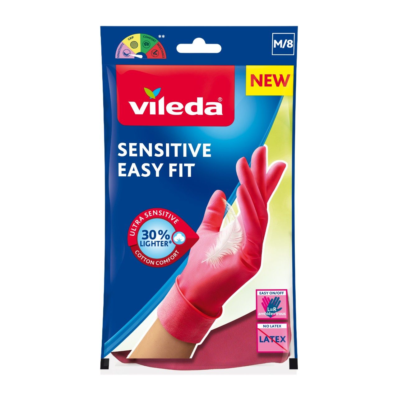 Handschoenen sensitive easy fit m