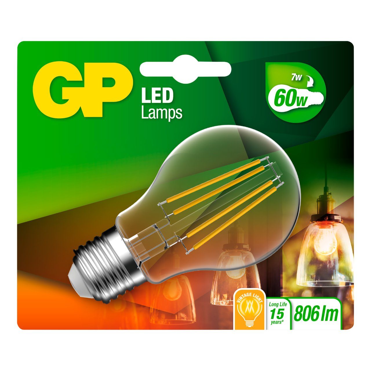LED-lamp Filament Classic 6-60W E27