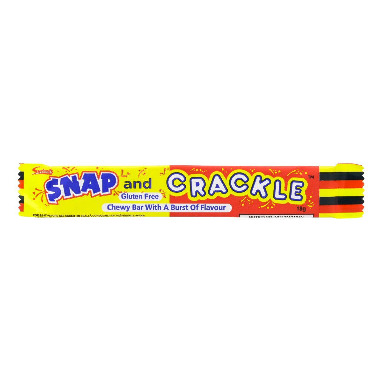 Snap  crackle fruit flavour