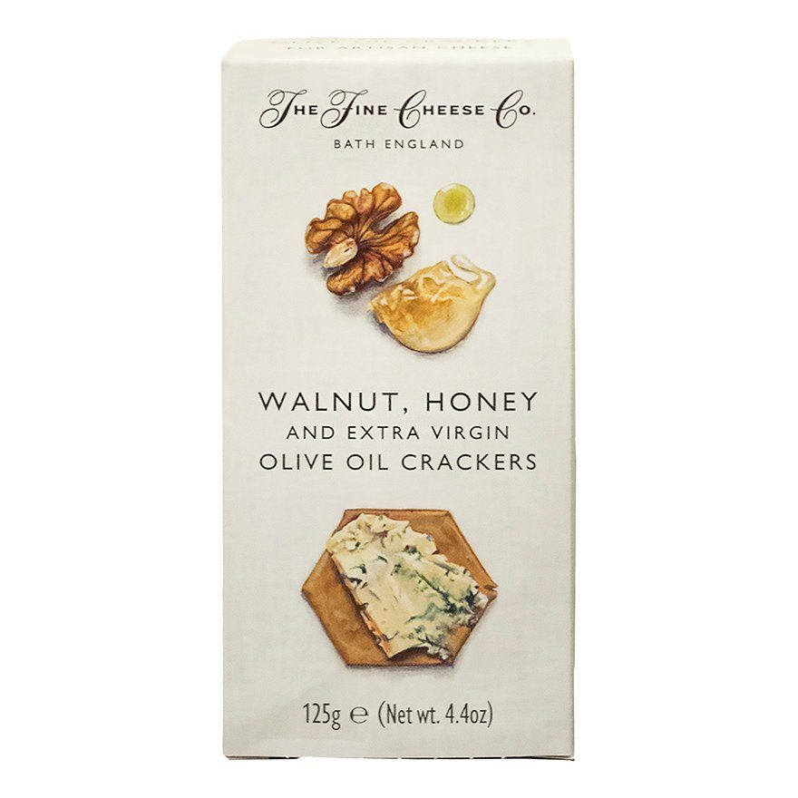 Walnoot, honing en extra virgin olijfolie crackers