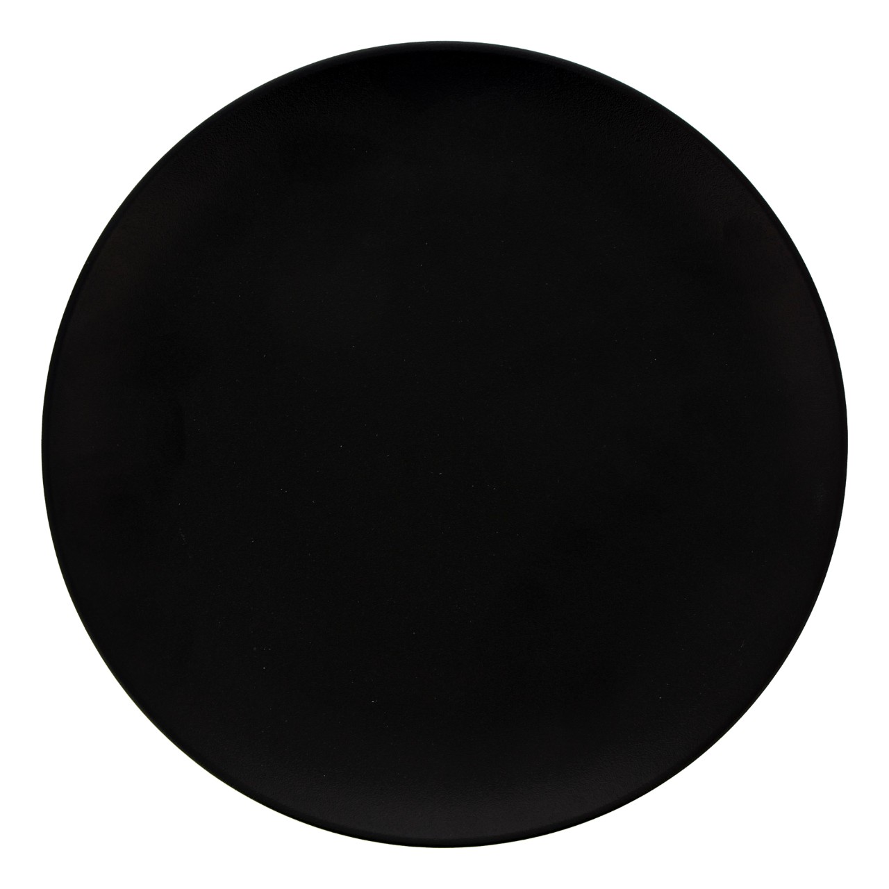 Bord rond zwart, 27 cm