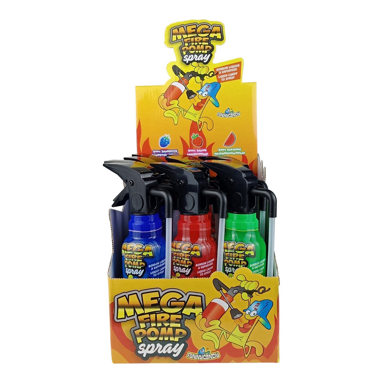Mega firepomp candy spray