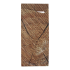 Sacchettos wood met servetten 2-laags 19 x 8.5 cm - servet 33 x 33 cm, wit