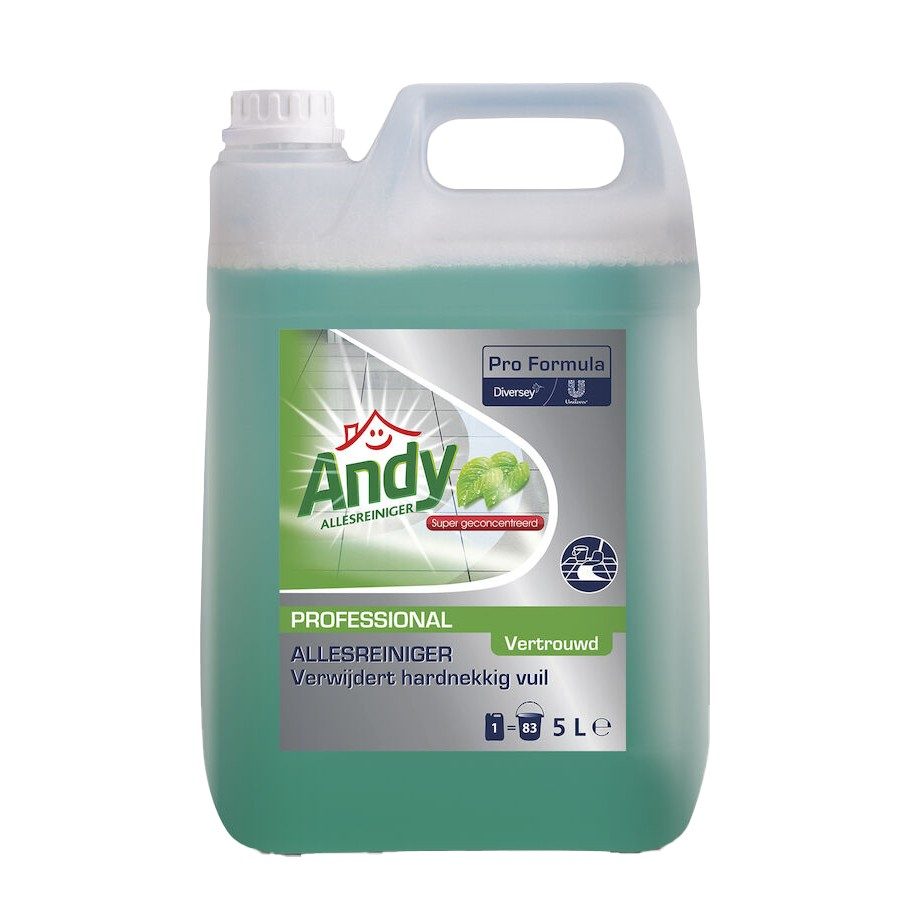 Fractie klant Onbekwaamheid Andy Business solutions Allesreiniger krachtige reiniging en frisse geur  Fles 5 liter | Sligro.nl