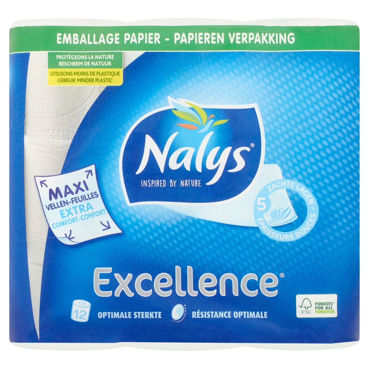 dodelijk betreuren Spoedig Nalys Toiletpapier excellence Zak 12 stuks | Sligro.nl