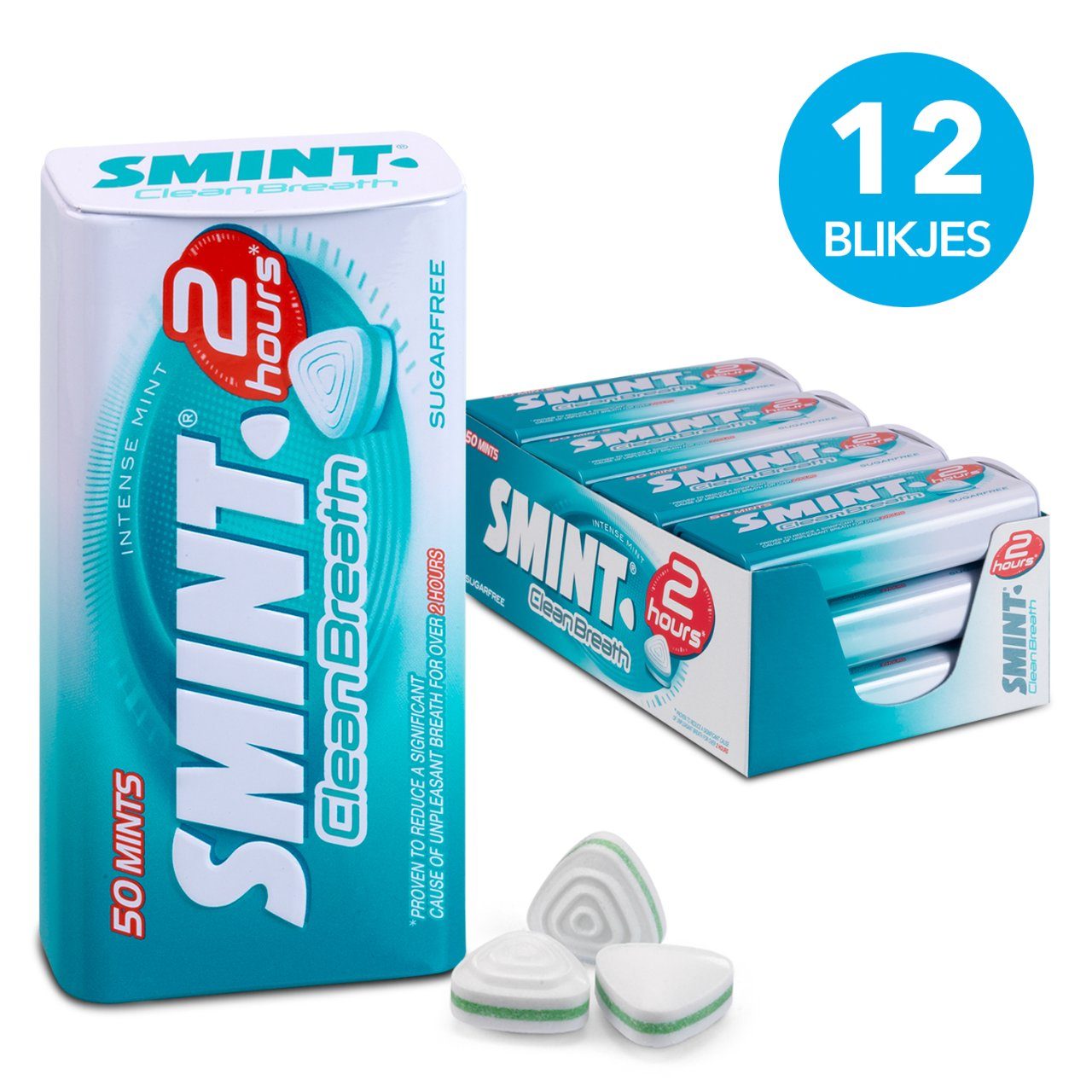 Mints clean breath, intense mint