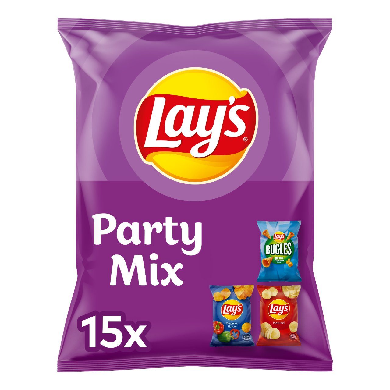 Partymix chips uitdeelzakjes 5 verschillende smaken