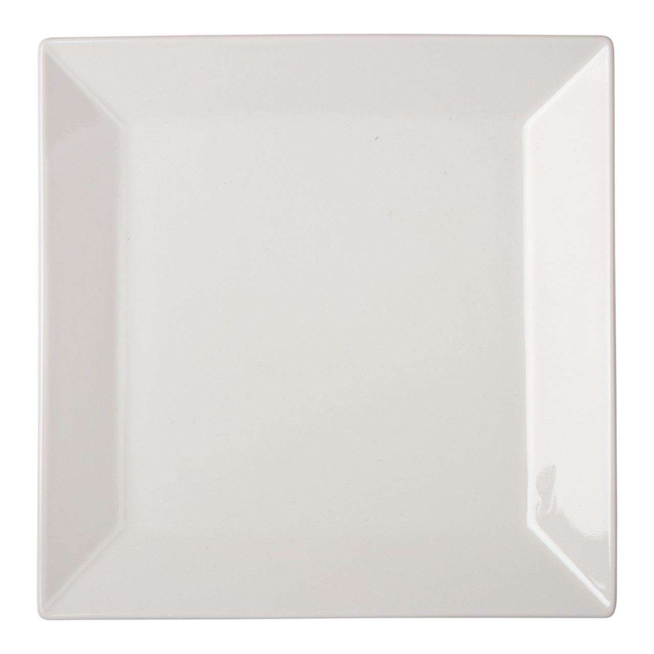 Bord vierkant Wit,  22 cm