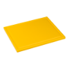Snijplank met sapgeul, 1/2 GN geel, 325 x 265 x 15 mm