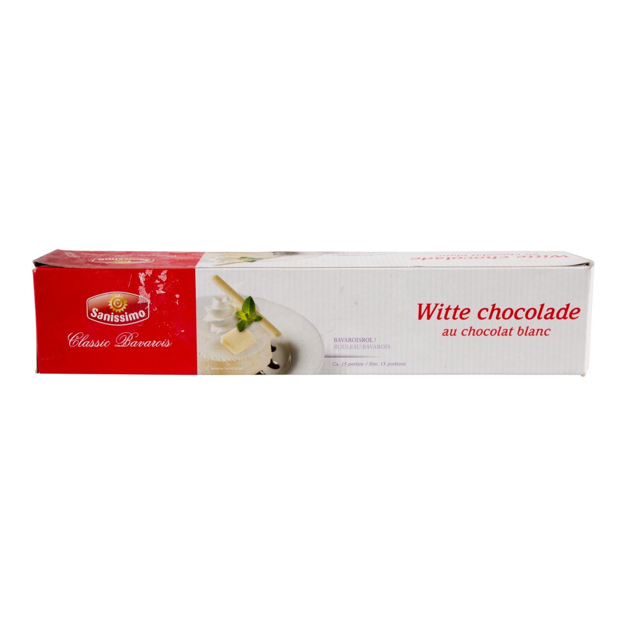 Bavarois witte chocolade