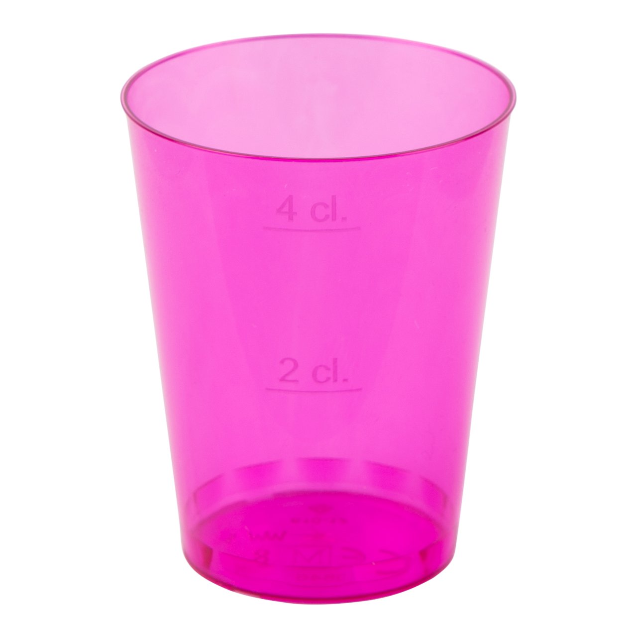 Shotglas 40/20 ml, rood