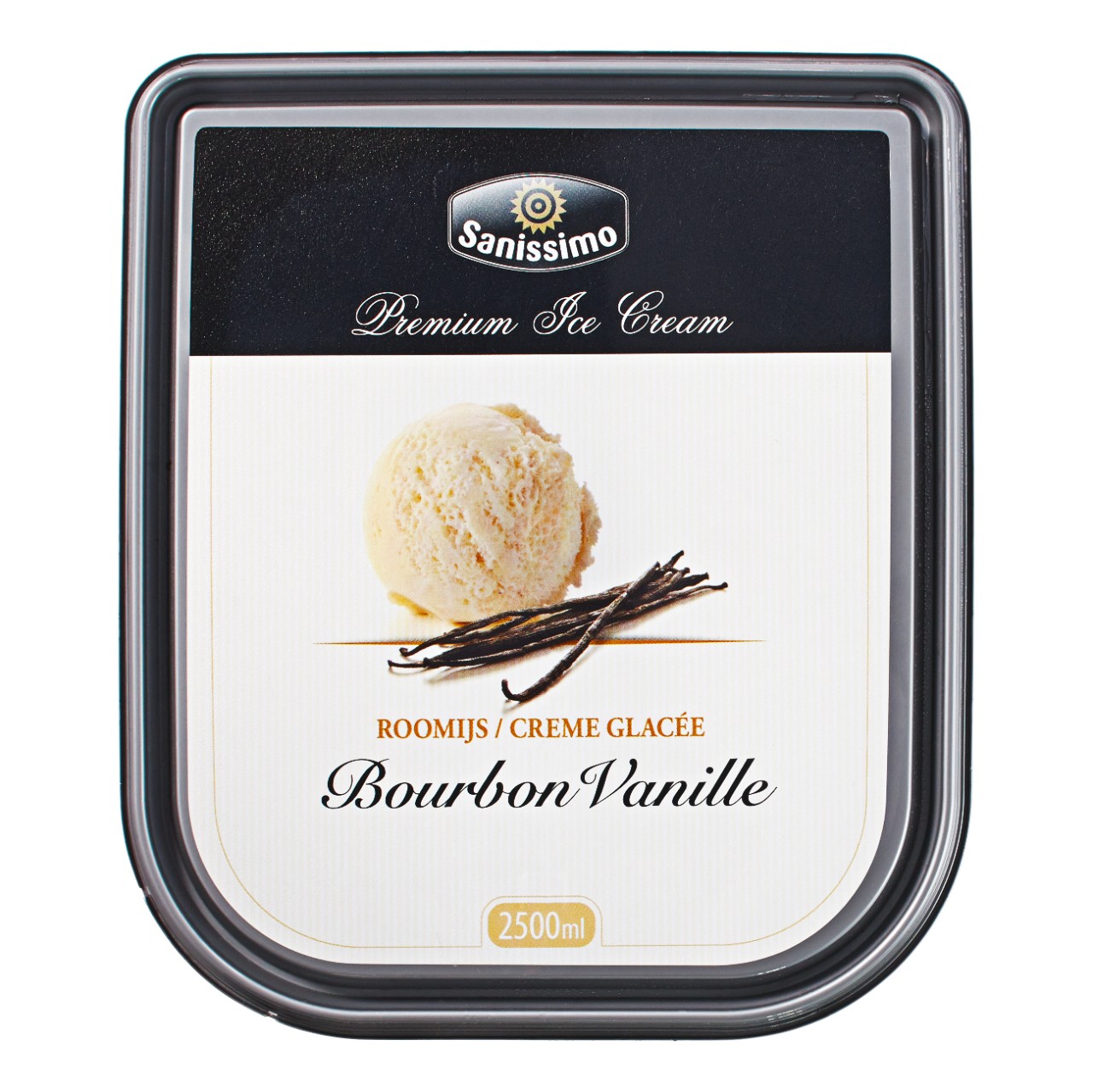 Premium Roomijs vanille Bak 2,5 liter | Sligro.nl