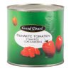 Gehakte tomaten in blokjes