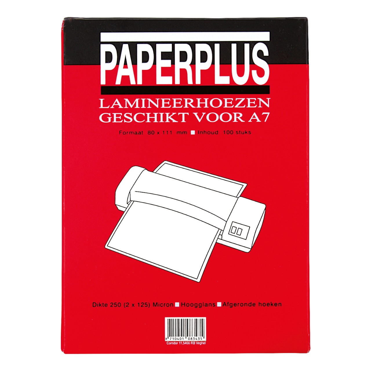 Openbaren Verder Verder Paperplus Lamineerhoes A7 2 x 125 micron Krimp 100 stuks | Sligro.nl
