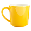 Koffiemok geel/wit