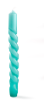 Twisted candle S/2 Groen