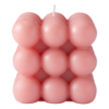 Bubble kaars roze