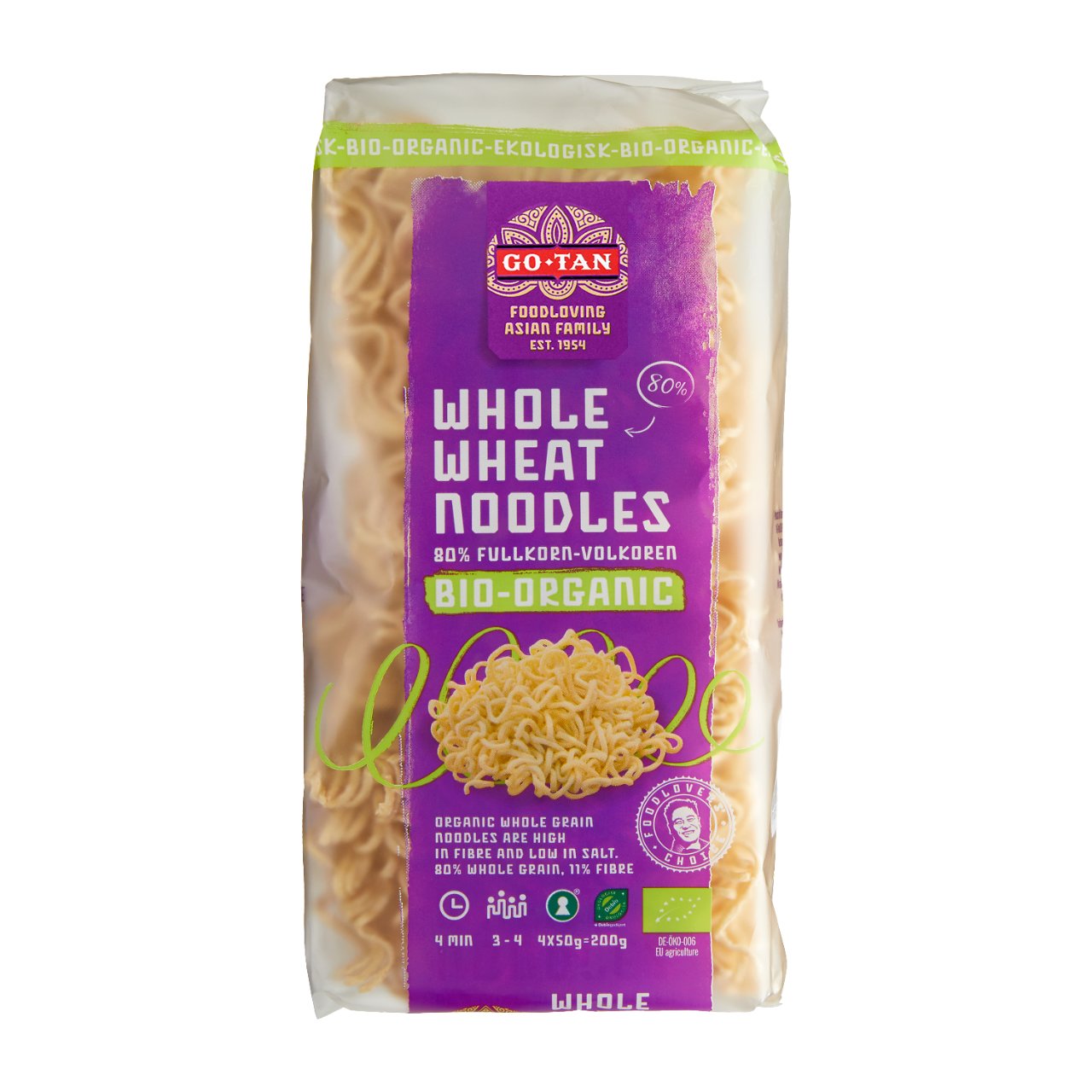 Noodles whole wheat, BIO
