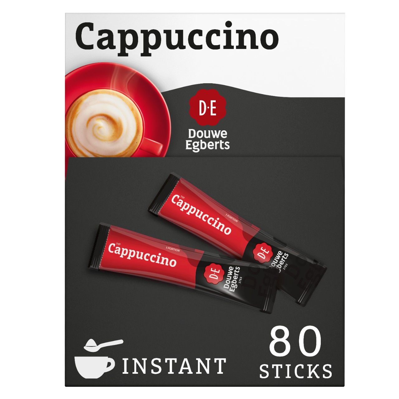 Oploskoffie sticks cappuccino