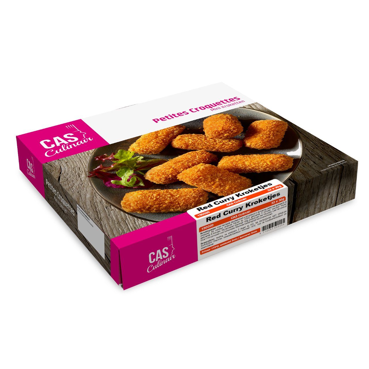 Petites croquettes red curry