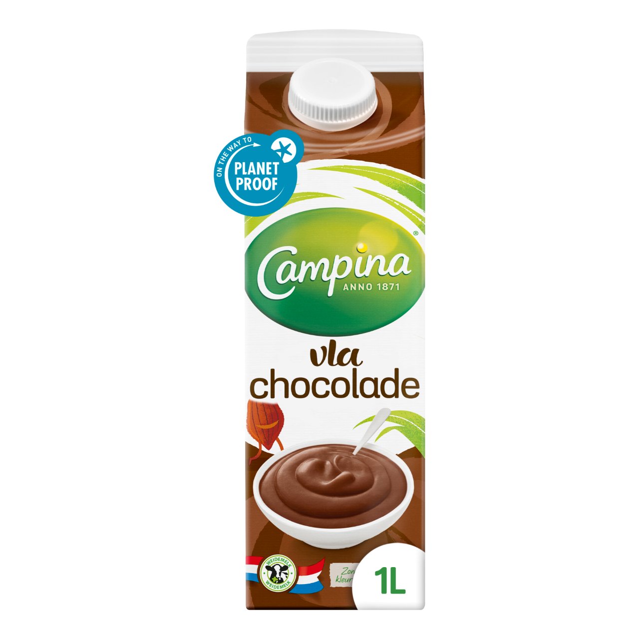 Campina Chocolade vla Pak 1 liter | Sligro.nl
