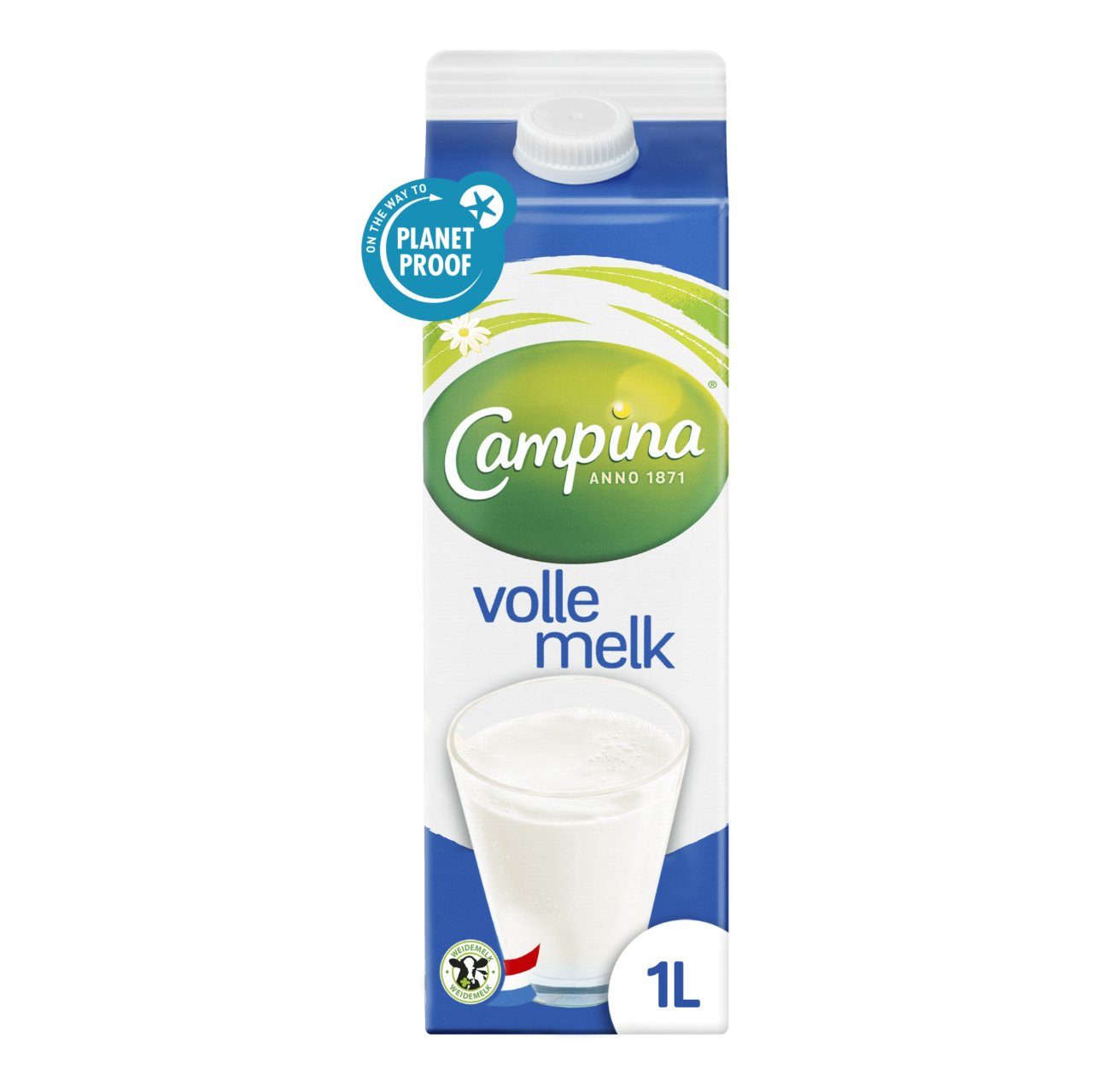 Marco Polo Geleerde Ongunstig Campina Volle melk Pak 1 liter | Sligro.nl