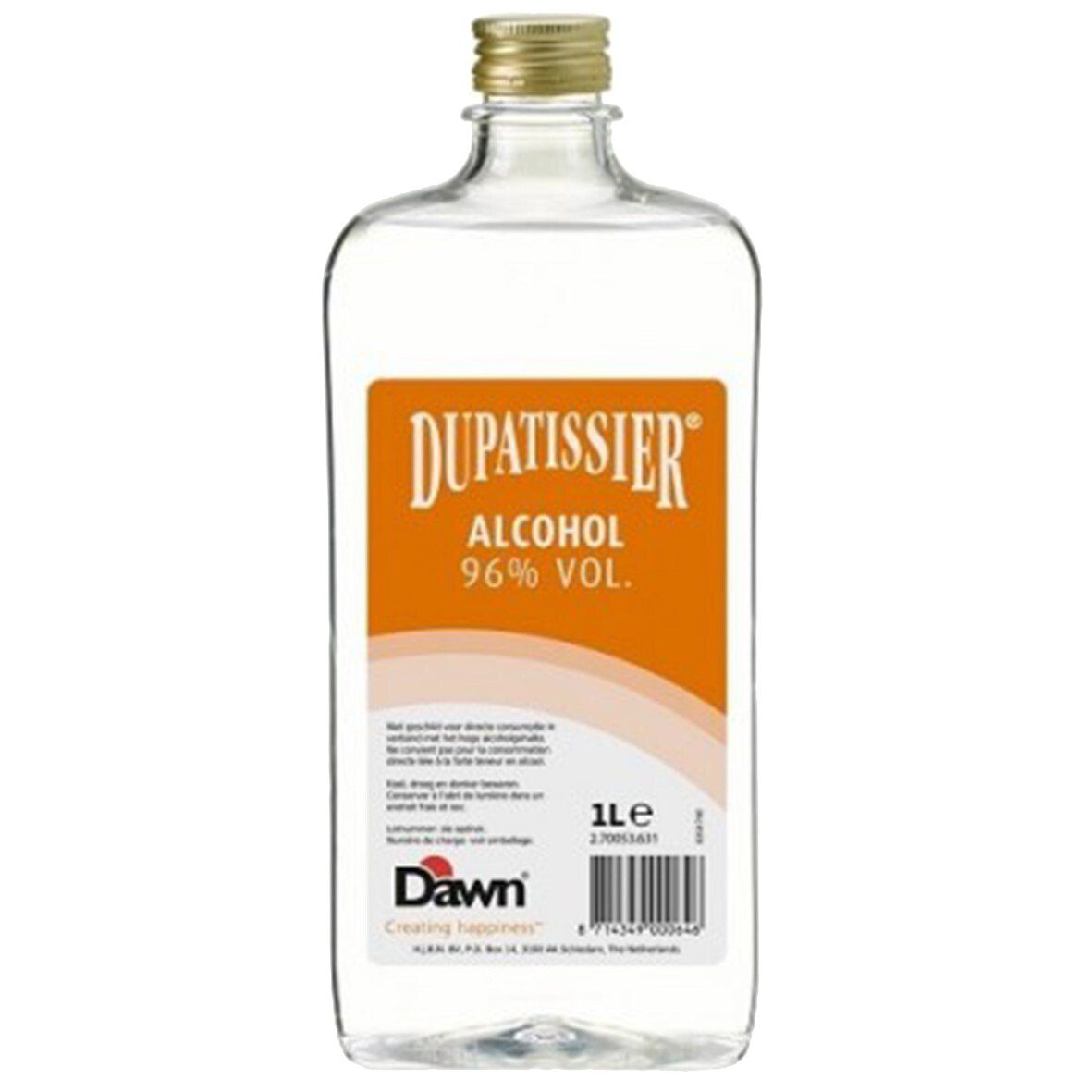 Dawn Alcohol dupatissier Fles 1 liter Sligro.nl