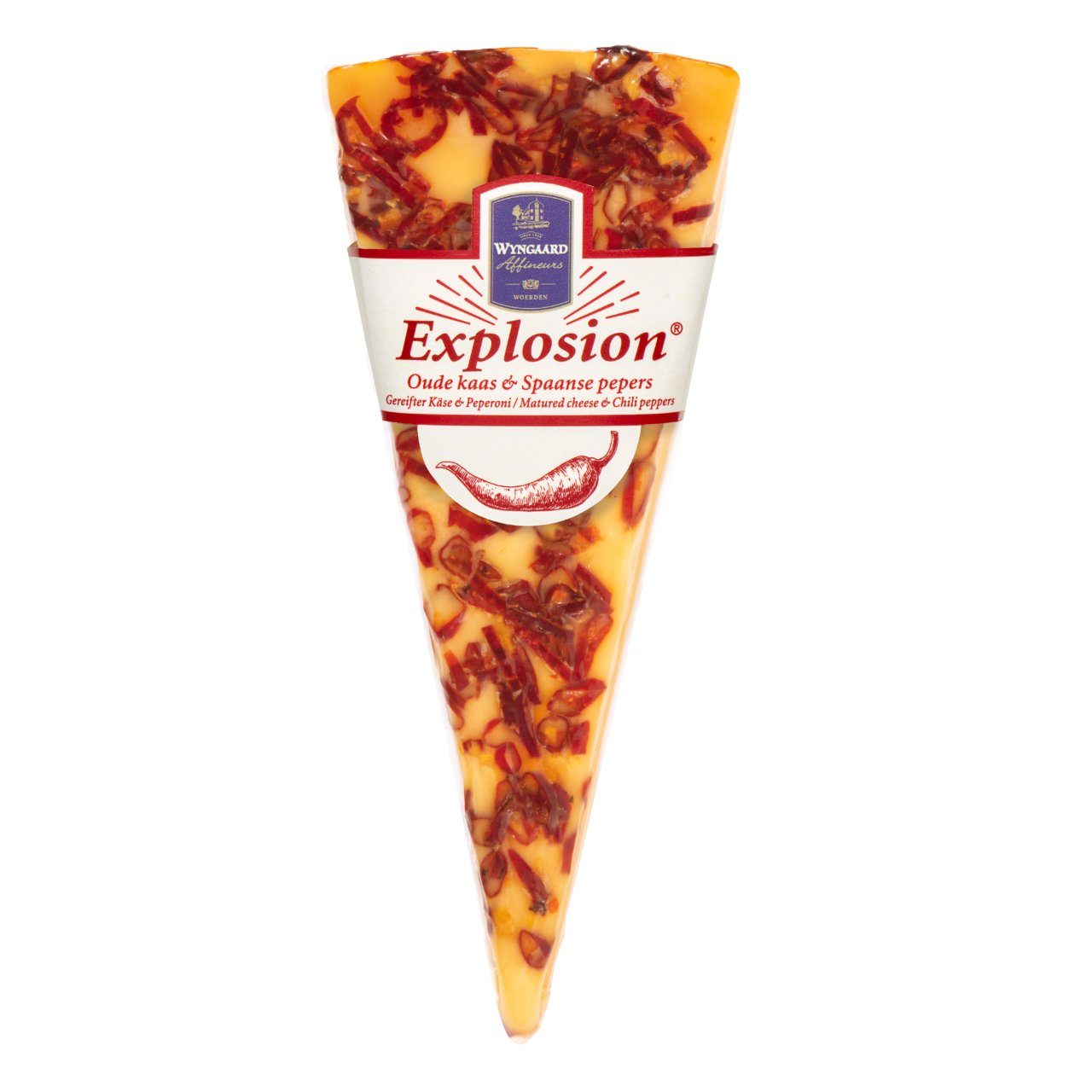 Explosion, met peper topping