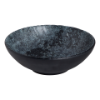 Schaal bol  25.5 cm melamine, zwart