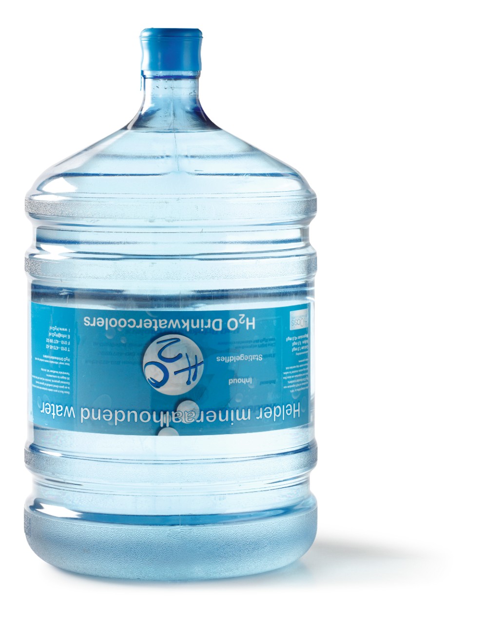 Intentie Horizontaal noodzaak H2O Water helder mineraalhoudend Fles 18,9 liter | Sligro.nl