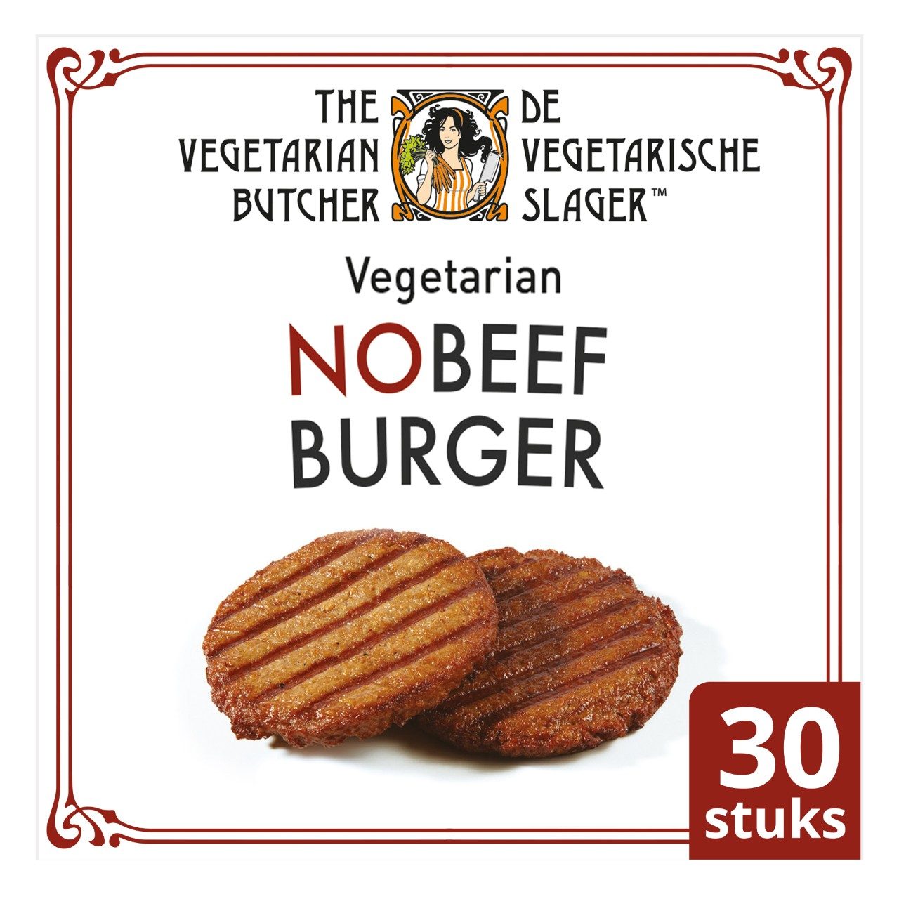 van mening zijn Geldschieter versus De Vegetarische Slager Nomeat vegetarische hamburger Doos 30 stuks x 80  gram | Sligro.nl