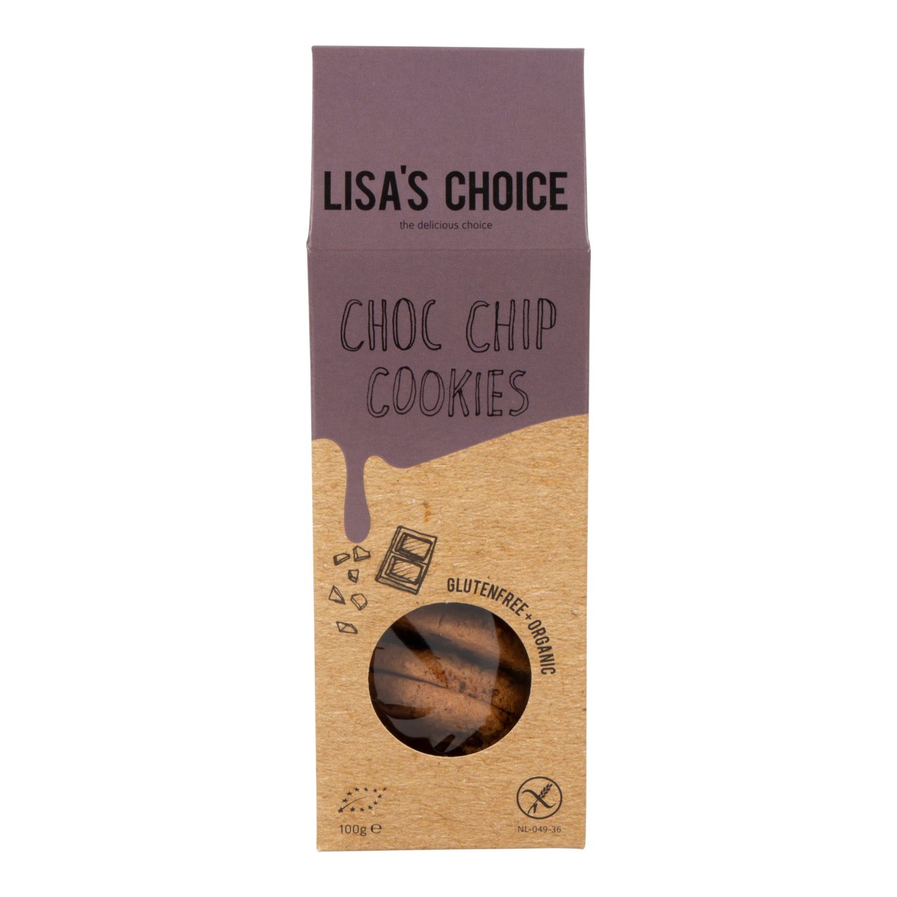 Bio chocolade chip koek