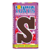 Chocoladereep puur-pepernoot letter S, FT