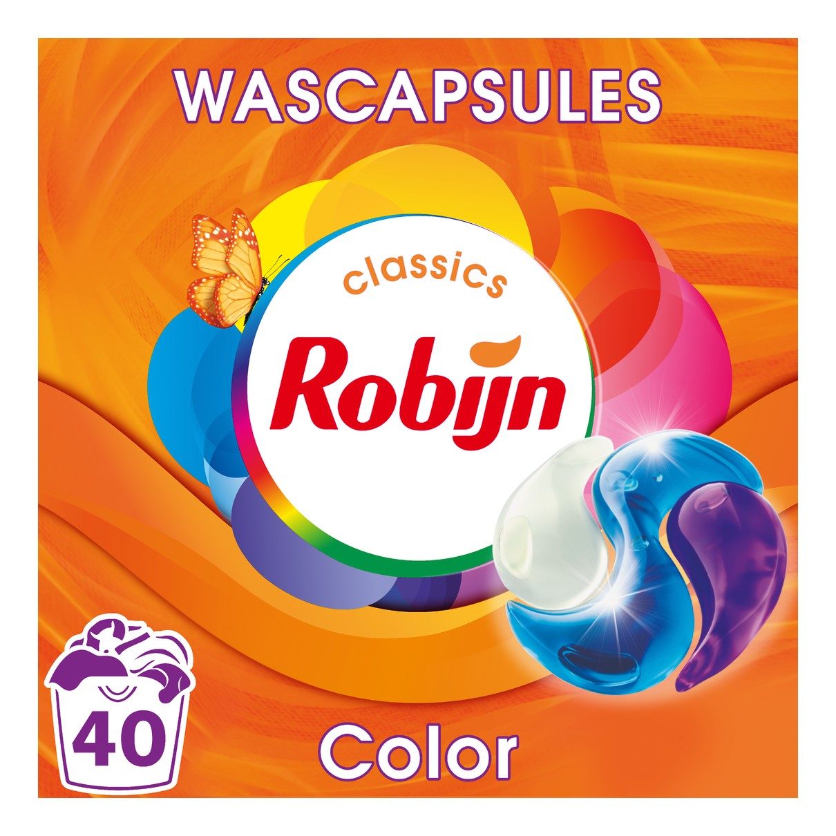 Wasmiddel caps color 40 scoops
