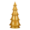 Kerstboom goud opvouwbaar L71.5XB40XH156CM