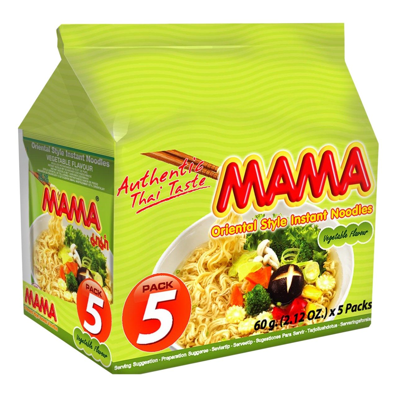 Instant noodles groente