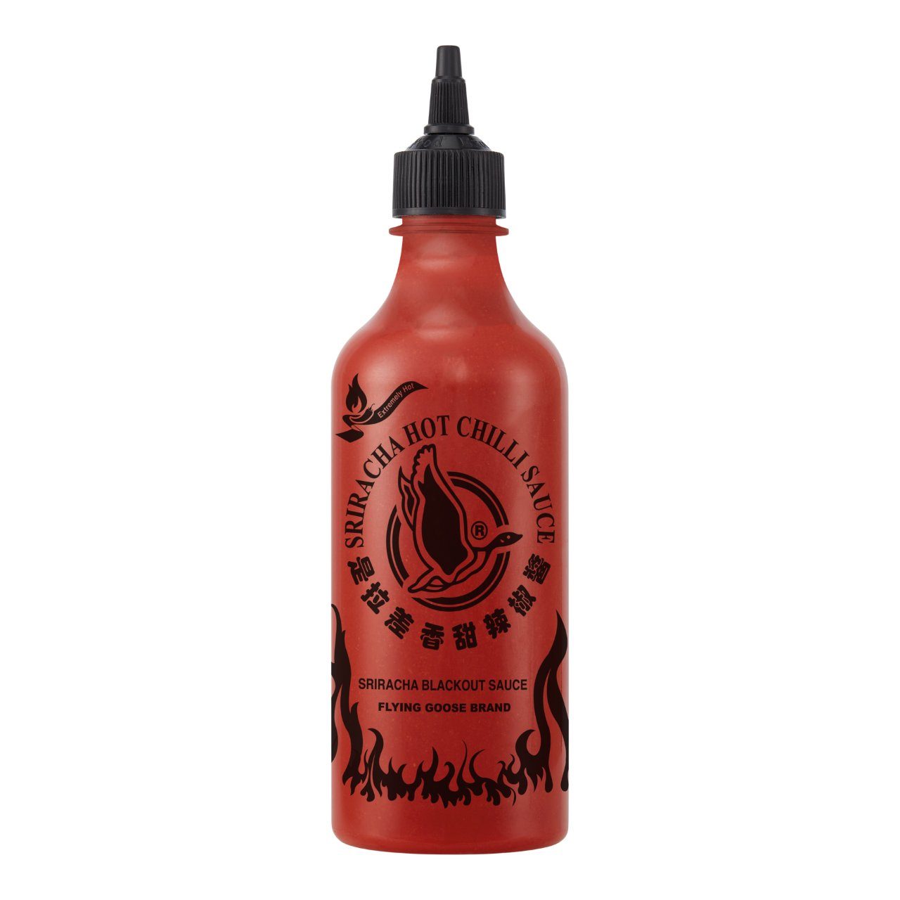 Sriracha chili saus black out