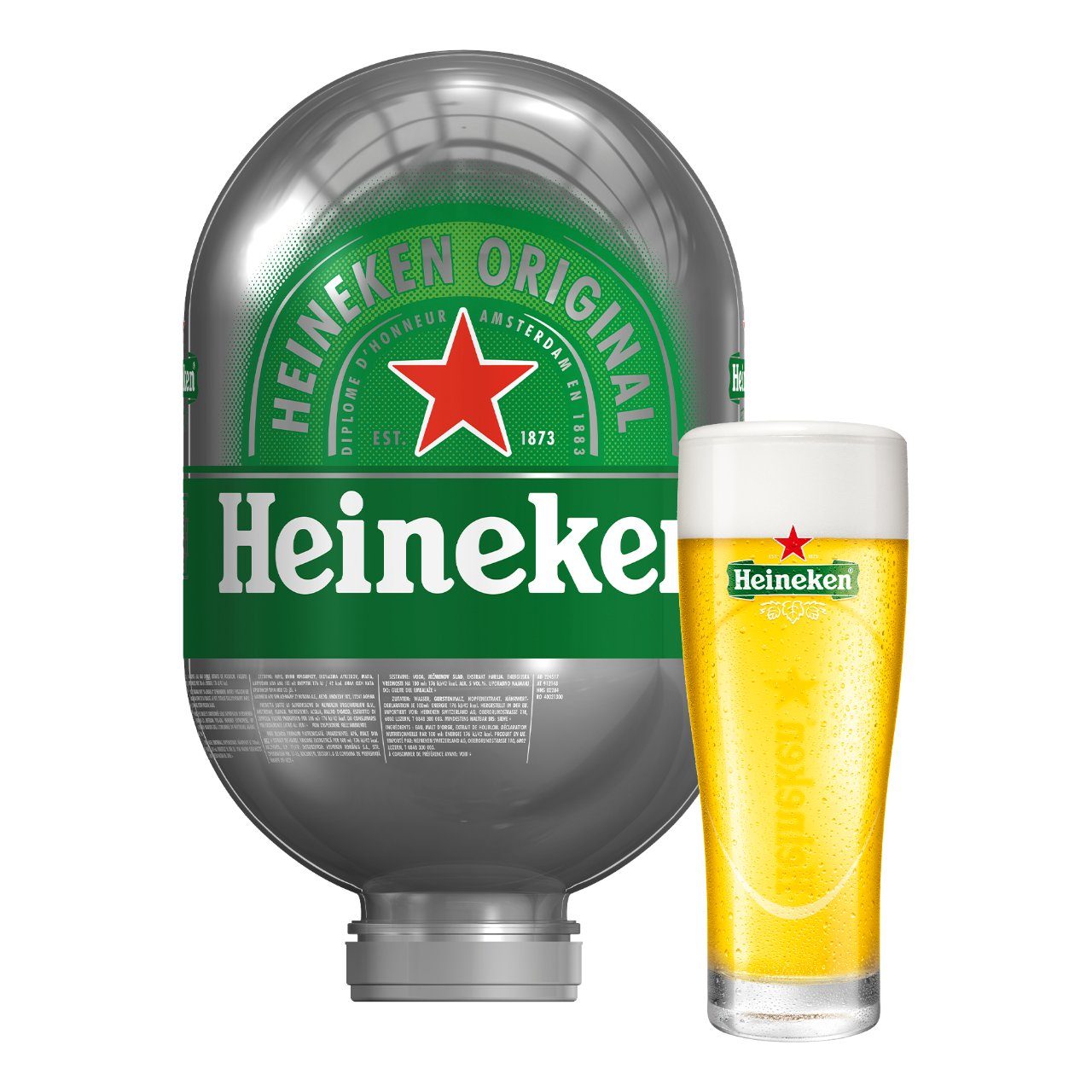 verlies uzelf Gooey Won Heineken Blade One-way fust 8 liter | Sligro.nl